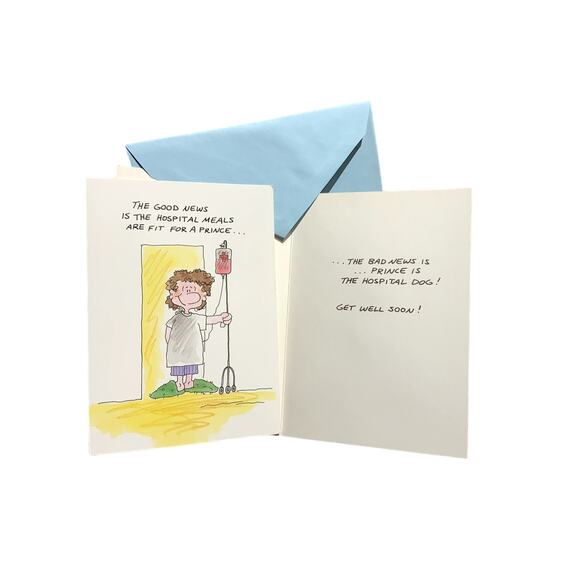 32 New Funny Vintage Characters Miss You Get Well Birthday Greeting Cards Env - Picture 8 of 8